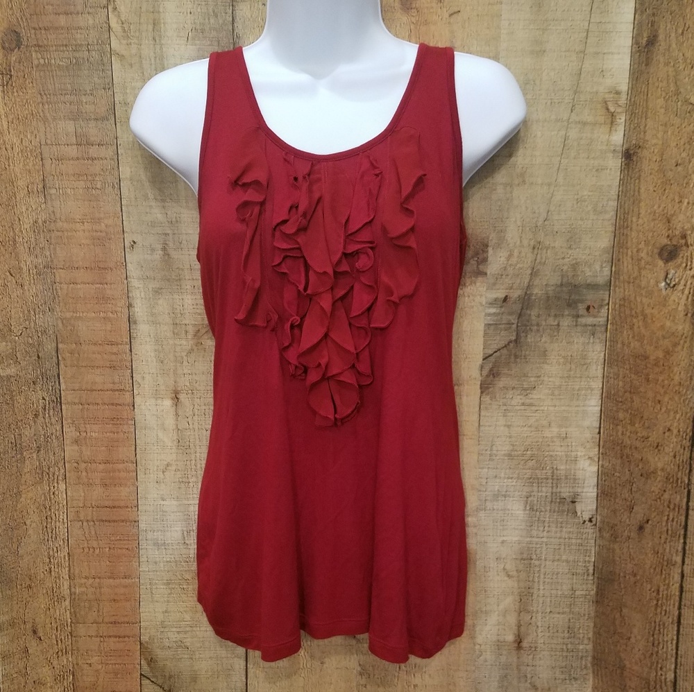 Express ruffle tank